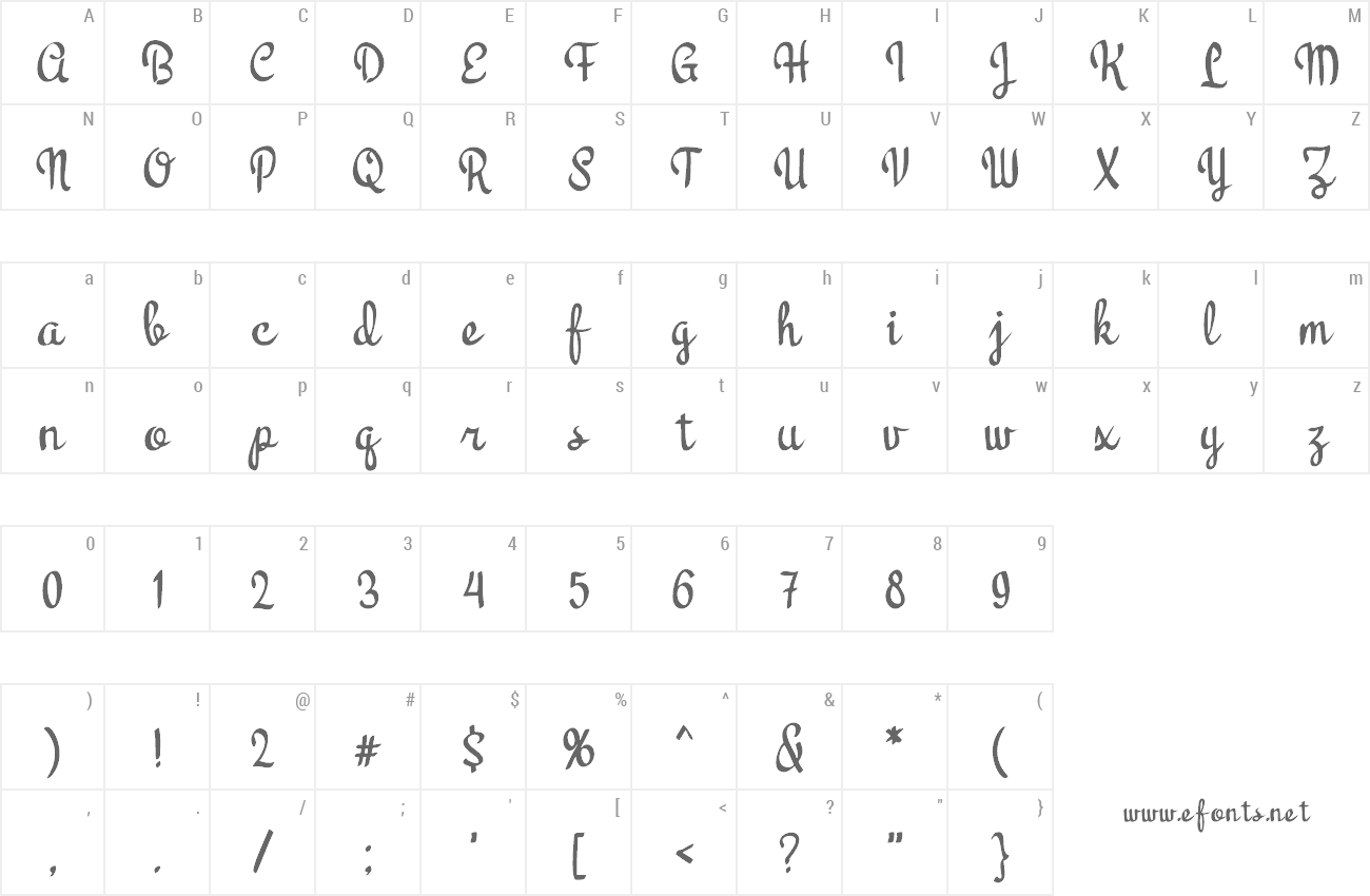 Font Koala Script preview